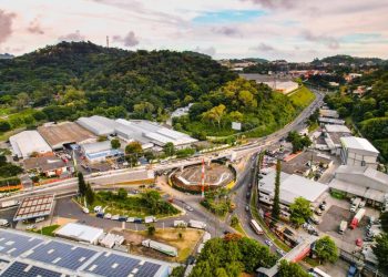El paso a desnivel del redondel Utila presenta un 80 % de avance