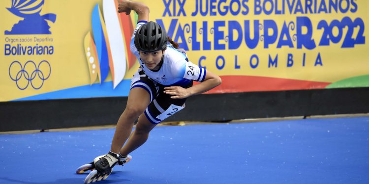 Tras la lesión sufrida el sábado durante  una competencia en Alemania, la patinadora Ivonne Nóchez, recibirá asistencia médica en Colombia. Foto/DES