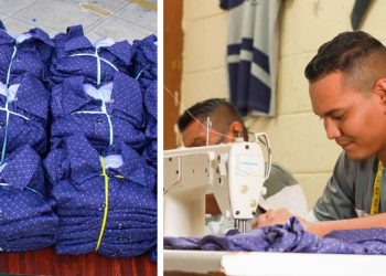 Reos regalan uniformes a médicos del Hospital Bloom