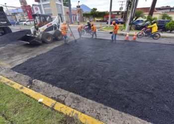Autoridades reparan en menos de 24 horas los daños por lluvias en bulevar Los Próceres