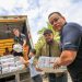 Empresa privada dona productos de limpieza a afectados por la tormenta Bonnie