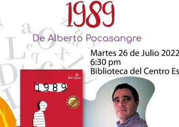 Salvadoreño Alberto Pocasangre presenta su libro «1989»
