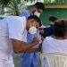 El Ministerio de Salud llevó las vacunas  al parque Eufrasio Guzmán de San Miguel