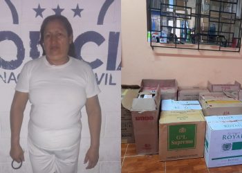 Colaboradora de pandillas es capturada con mercadería de contrabando en Ciudad Delgado