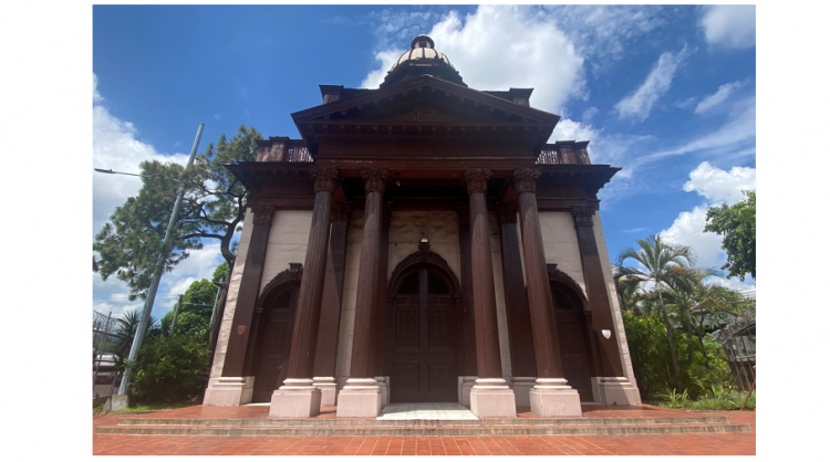 La edificación de la Parroquia Nuestra Señora de Candelaria, en el centro de San Salvador cumple ya 143 años. Foto: Francisco Campos.