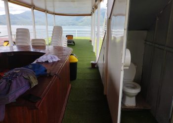El Ministerio de Medio Ambiente exige a ferri no contaminar el lago de Coatepeque, Santa Ana