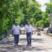 El titular de la Dirección de Obras Municipales verifica trabajos en Sesori, San Miguel