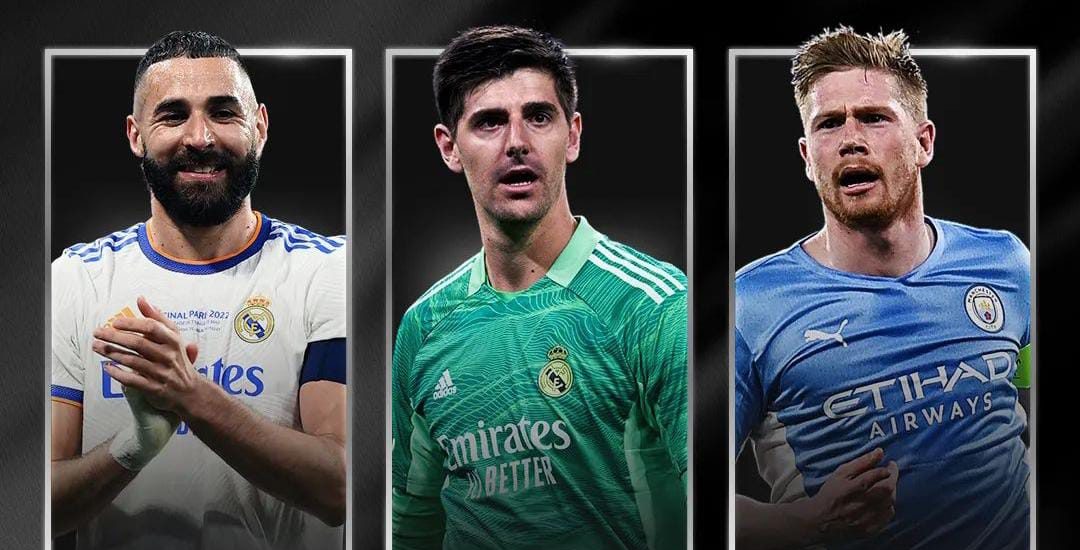 Benzema, Courtois and De Bruyne nominated for UEFA Best Player of the Year