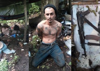 Policías ubican a pandilleros en campamento en Talnique