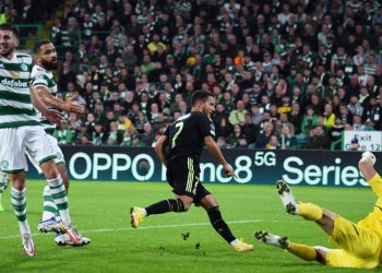 Hazard responde con gol en la victoria del Real Madrid en Glasgow