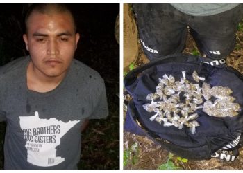 Detienen a pandillero con varias porciones de droga en Santo Tomás