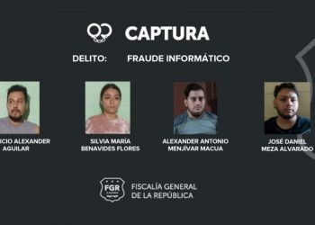 Capturan a miembros de red que vació cuentas bancarias de víctimas y remesaron dinero a México y Colombia