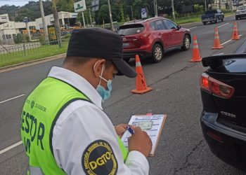 Los gestores de tráfico del VMT han impuesto 7,374 multas a escala nacional