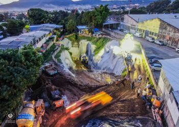 Obras Públicas continúa trabajos de mitigación en colonia Lomas de Miramonte