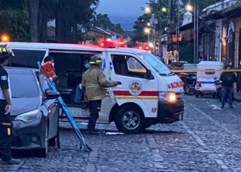 Ataque armado deja un muerto y dos heridos en Antigua Guatemala