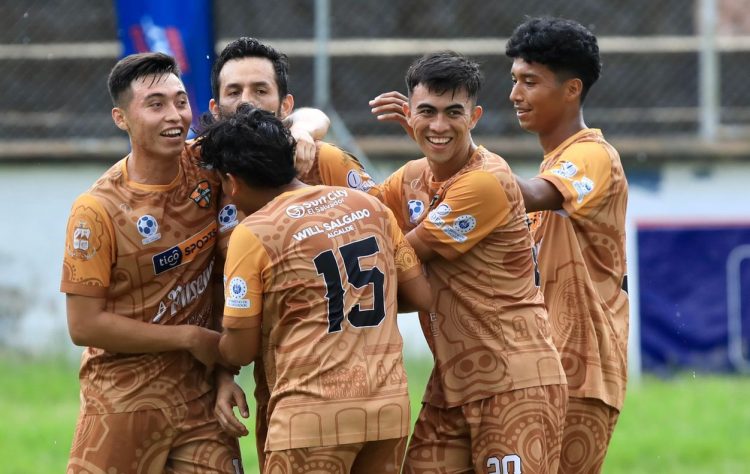 Festejo migueleño en el estadio Barraza. Foto Liga Nacional