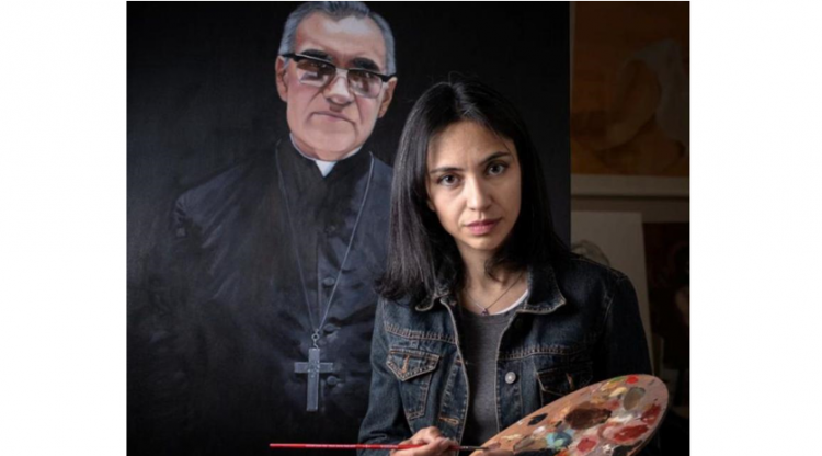 Gothy López, artista salvadoreña radicada en Milán, Italia. Foto: Cortesía.
