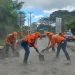 Los trabajos en calle al lago de Coatepeque están en marcha