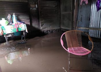 Nueve casas afectadas por las lluvias en Chinameca, San Miguel