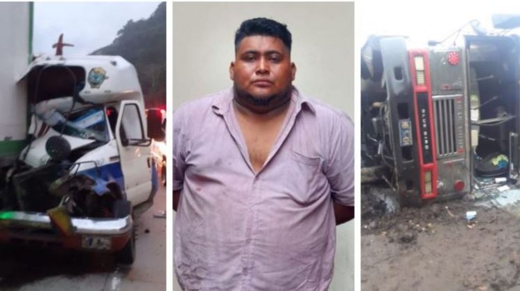 Las víctimas se conducían en unidades del transporte público. Fotos PNC y Cruz Roja Salvadoreña.