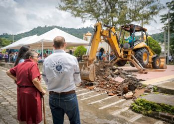 La Dirección de Obras Municipales inicia la construcción de un parque en Torola, Morazán