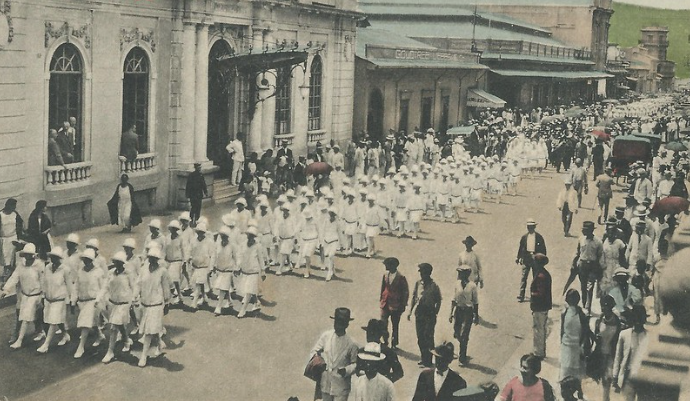 desfile escolar 1920