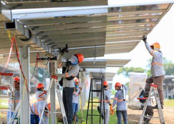 Planta fotovoltaica de Quezaltepeque lleva un 86 % de avance