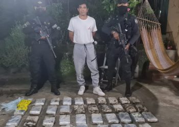 Autoridades incautan casi 40 kilos de droga en Cojutepeque