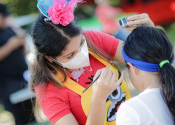 Tejido Social celebra a los niños de la urbanización Los Ángeles, en Soyapango, con una fiesta infantil