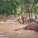 Fuerza Armada y Protección Civil rescatan a niño de inundación en San Miguel