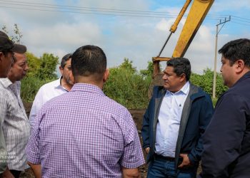 El Ministerio de Agricultura  inspecciona el distrito de riego de Zapotitán, La Libertad