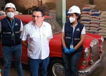 Defensoría del Consumidor inspecciona distribuidoras de granos básicos en Metapán, Santa Ana