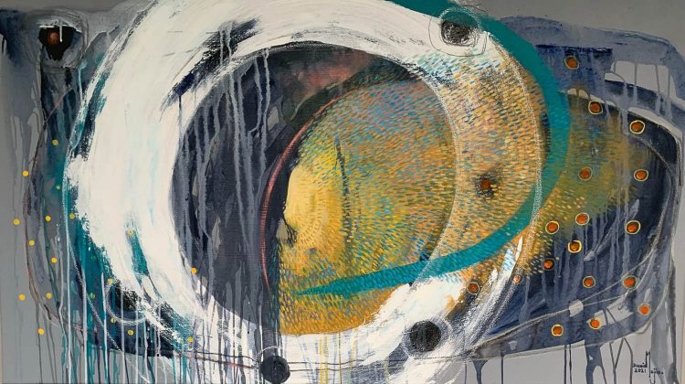 Nombre artista: David Mejía 
Título de obra: El camino de las luciérnagas
Técnica: Mixta/ tela
Año: 2021
Medidas: 70 x 124 cm
Precio: $1,356.00