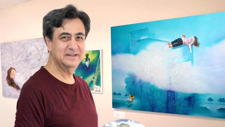 El artista visual José Antonio Castellanos expone sus obras en la Alianza Francesa hasta el 20 de noviembre.