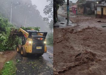 Protección Civil atiende emergencias ocurridas en zona alta de Usulután