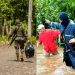 Trabajo articulado de policías y soldados se sumó a efectiva atención durante lluvias