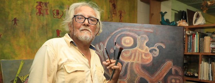 04102022  Pintor salvadoreño Edgardo Quijano.