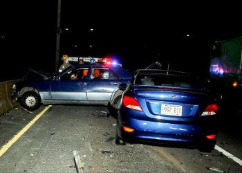 Autoridades atendieron accidente de tránsito en Bulevar Monseñor Romero
