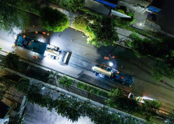 Reconstrucción de la 25.ª avenida norte de San Salvador avanza