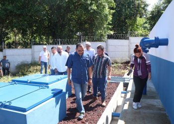 Proyecto de agua potable en Jocoro tiene un avance del 50 %