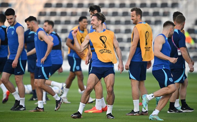 Inglaterra está lista para debutar este Lunes en Qatar 2022. Fotos: AFP