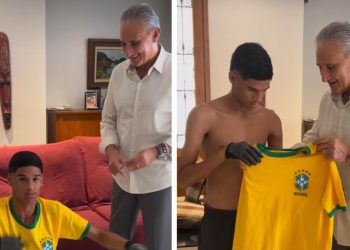 Tite incluye al influencer Luva en el equipo de Brasil en una broma viral