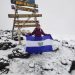 Alfa Karina Arrué alcanzó la cima del Kilimanjaro situado en el continente africano