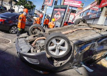 Accidente de tránsito en Paseo General Escalón deja dos lesionados