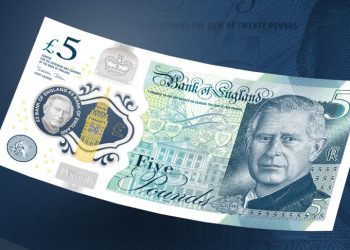 Reino Unido desvela los primeros billetes con la efigie de Carlos III