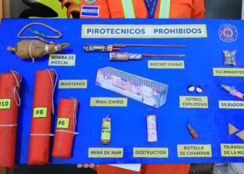 Autoridades instan a los salvadoreños a no comprar pólvora prohibida