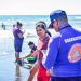 Equipos de Protección Civil se desplegaron en playas de La Libertad durante el fin de semana
