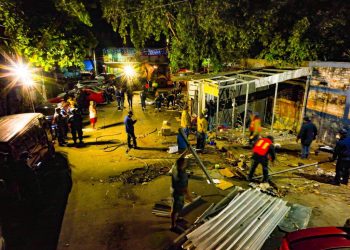 Las autoridades de Seguridad y la alcaldía de San Salvador desmantelan puestos de droga en la comunidad Tutunichapa