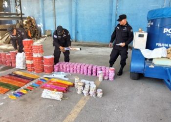 Autoridades decomisan más de 40,000 unidades de productos pirotécnicos en Ciudad Delgado