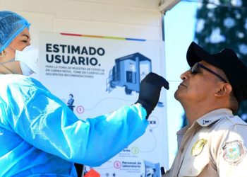 Realizan jornada de pruebas COVID-19 en Antiguo Cuscatlán